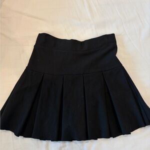 French Kyss Elegant Black Skater Skirt